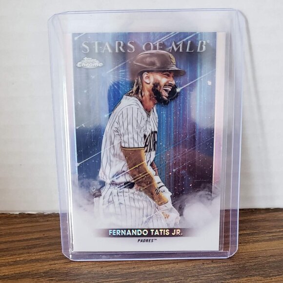 2022 Topps Chrome Fernando Tatis Jr Stars of the MLB San Diego Padres #SMLBC-17 - Picture 1 of 4